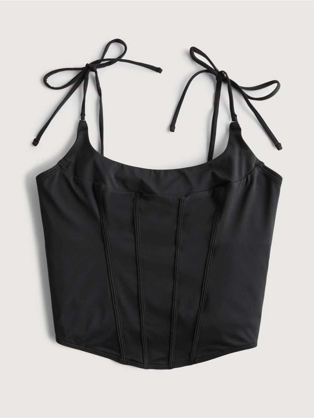 Gilly Hicks Hollister Micro Corset Tank Top in Black